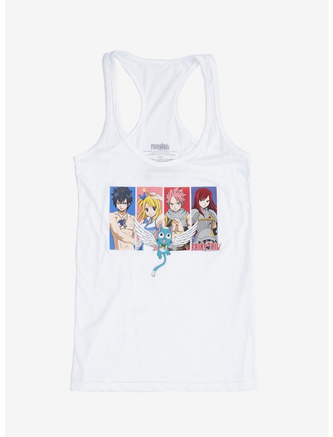 Fairy Tail Character Panel Girls Tank Top, MULTI, hi-res