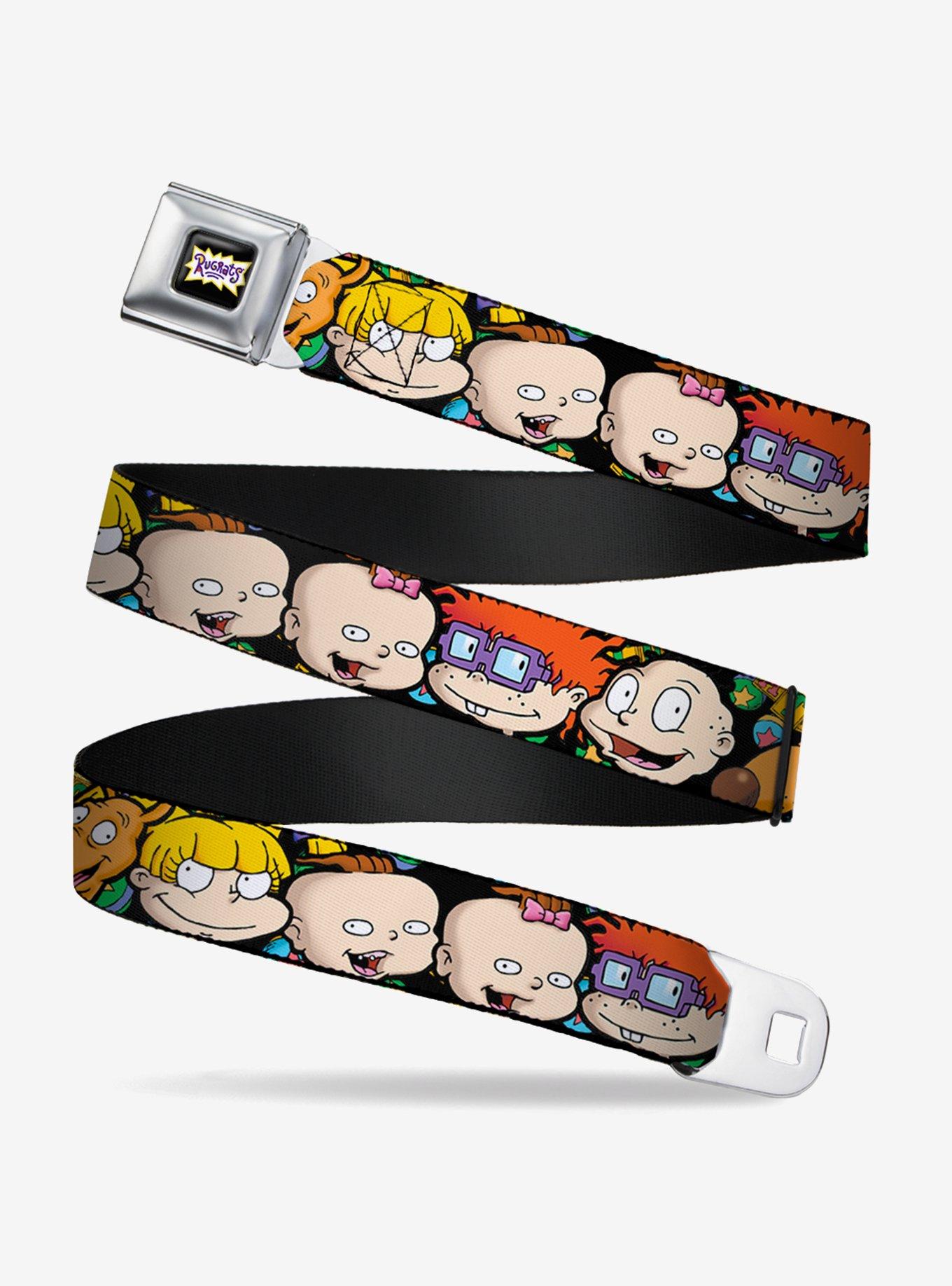 Rugrats Character Faces Close Up Seatbelt Belt, , hi-res