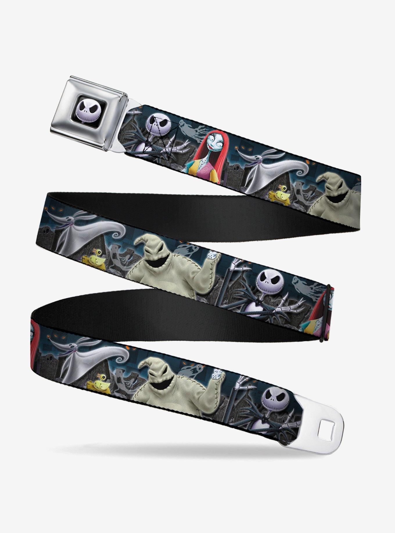 The Nightmare Before Christmas Group Cemetery Scene Seatbelt Belt, , hi-res