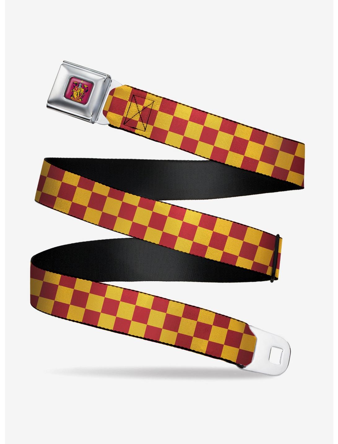 Harry Potter Gryffindor House Checkers Seatbelt Belt, , hi-res