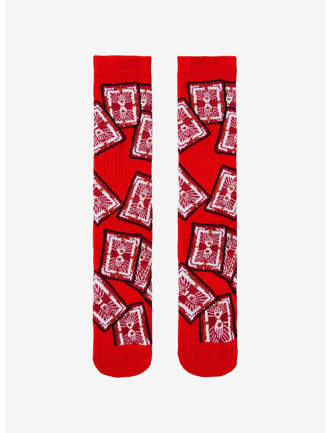 Disney Villains The Princess and the Frog Dr. Facilier's Tarot Cards Crew Socks - BoxLunch Exclusive, , hi-res