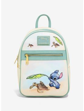 Loungefly Disney Lilo & Stitch Turtles Mini Backpack - BoxLunch Exclusive, , hi-res