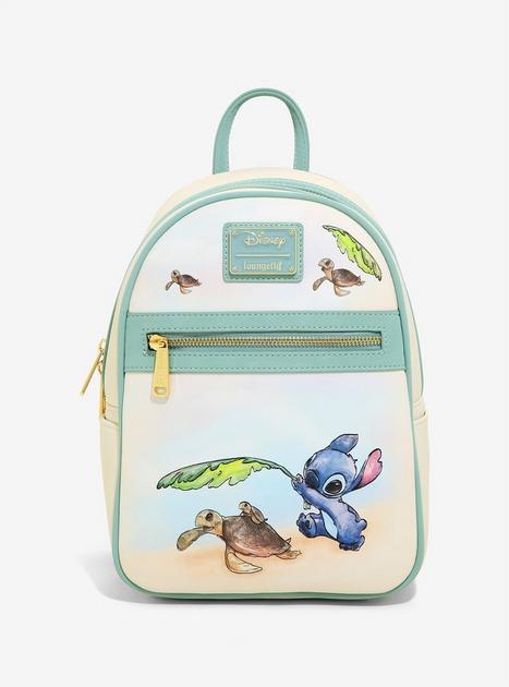 Hot Topic Loungefly Disney Lilo & Stitch Turtle Beach Mini Backpack