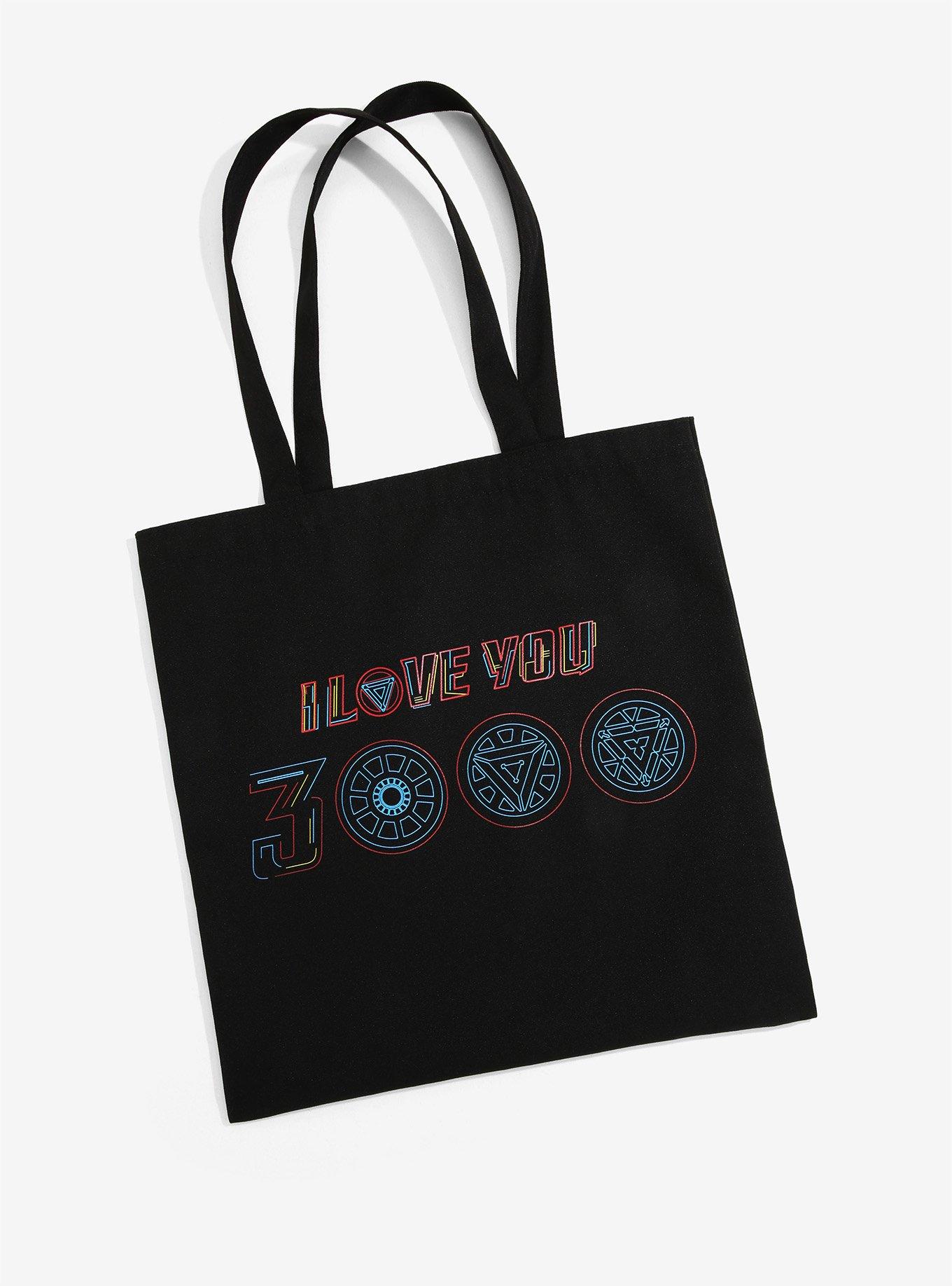 Loungefly Marvel Iron Man I Love you 3000 Tote Bag - BoxLunch Exclusive, , hi-res