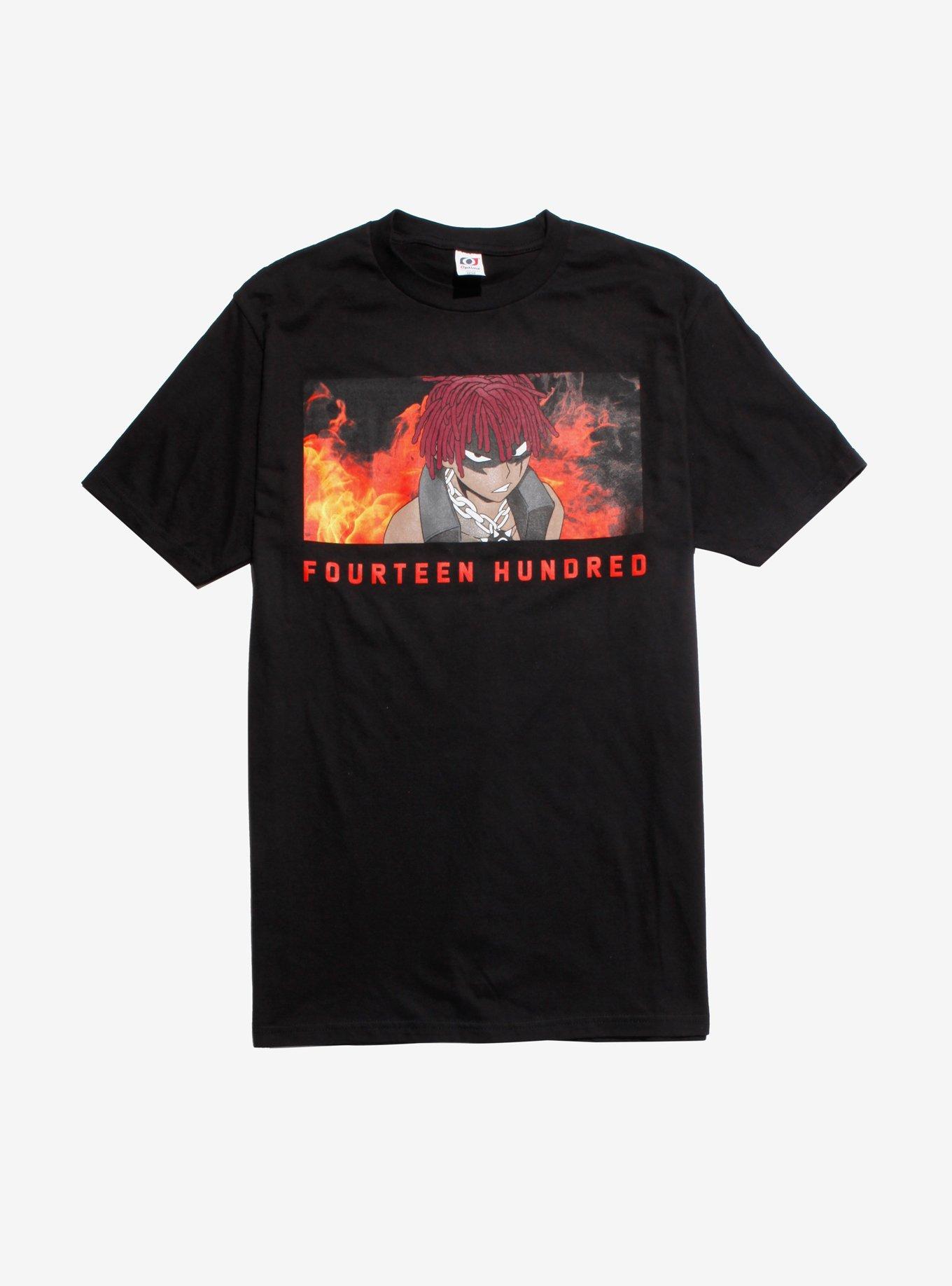 1400 Trippie Redd Anime T-Shirt Hot Topic Exclusive, BLACK, hi-res