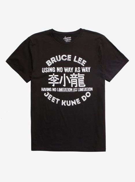 Bruce Lee Jeet Kune Do Academy T-Shirt Size: Small Gray