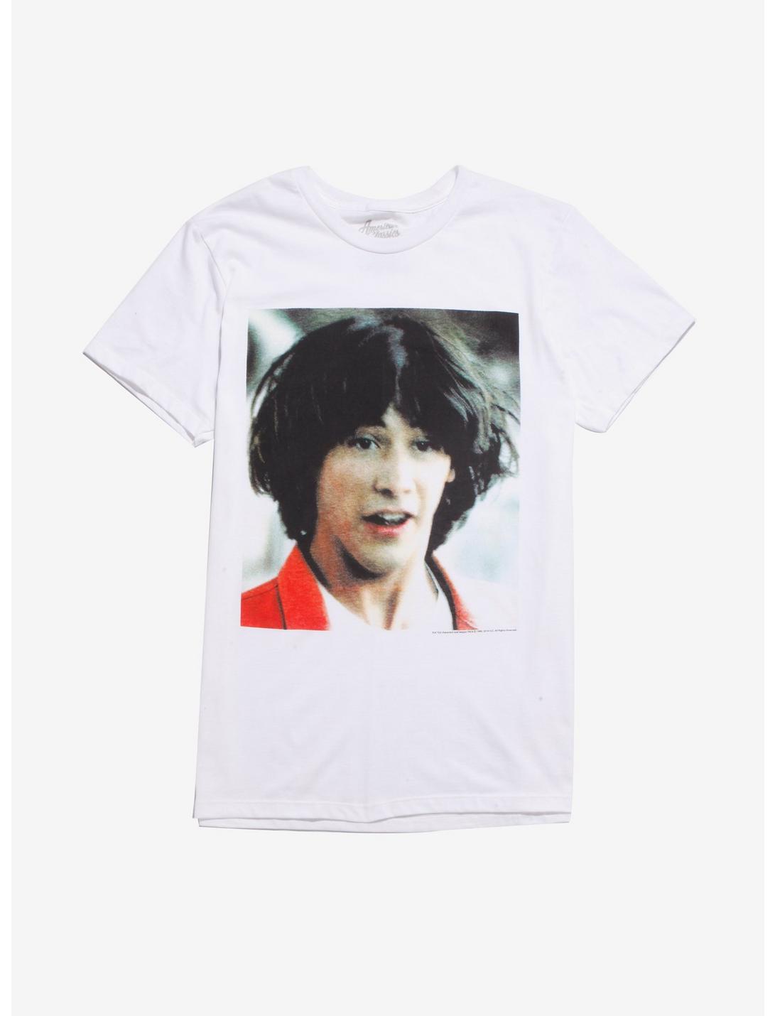 Bill & Ted's Excellent Adventure Ted's Face T-Shirt, WHITE, hi-res