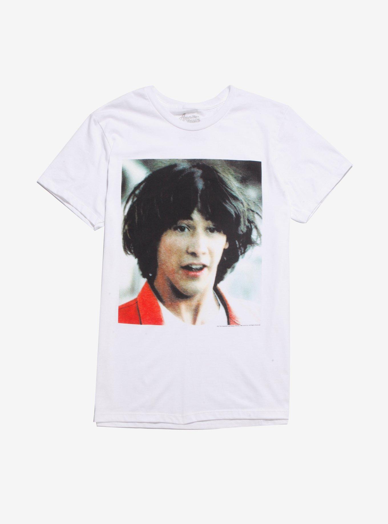 Bill & Ted's Excellent Adventure Ted's Face T-Shirt, WHITE, hi-res