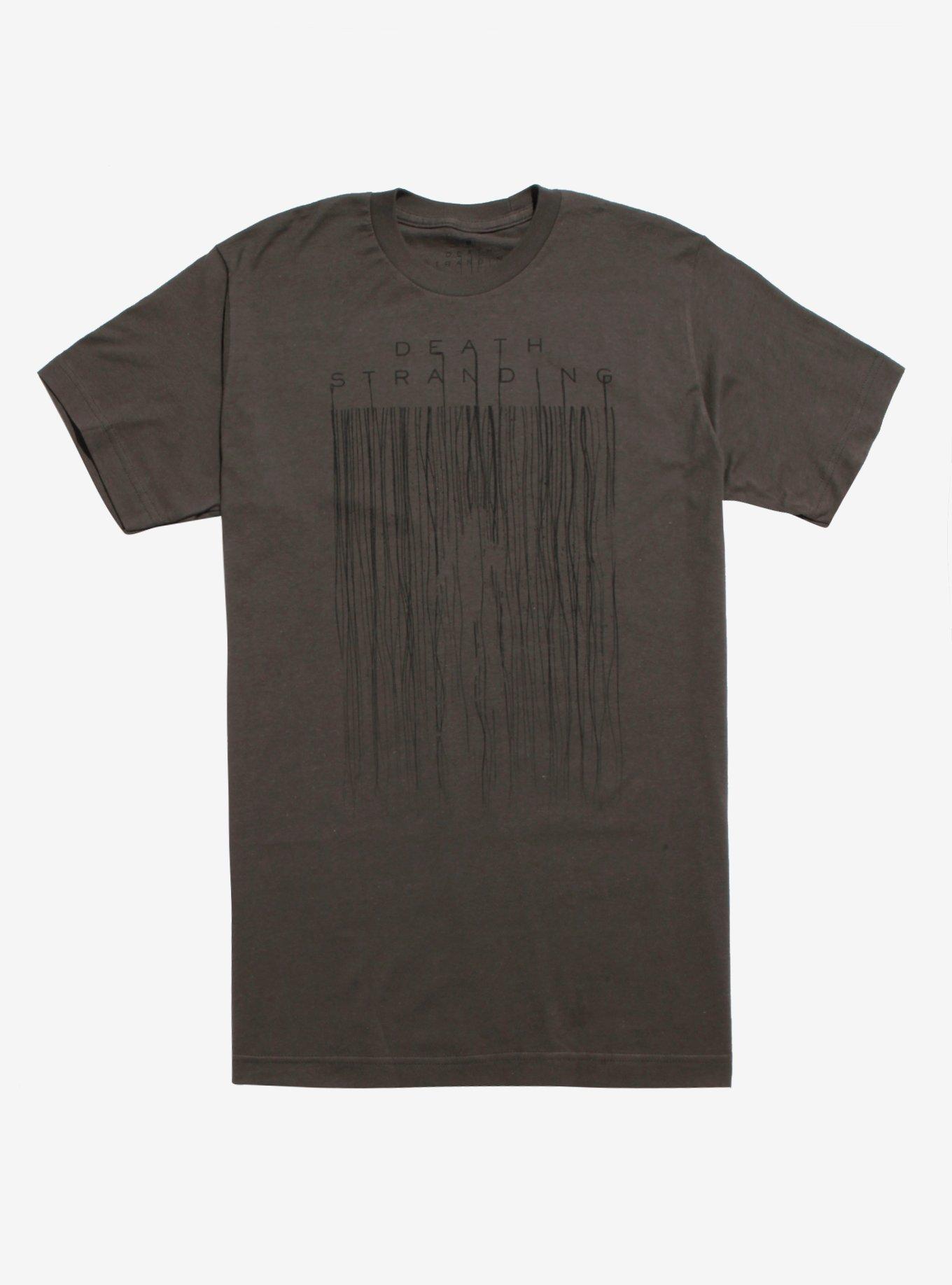 Death Stranding Logo T-Shirt, CHARCOAL, hi-res