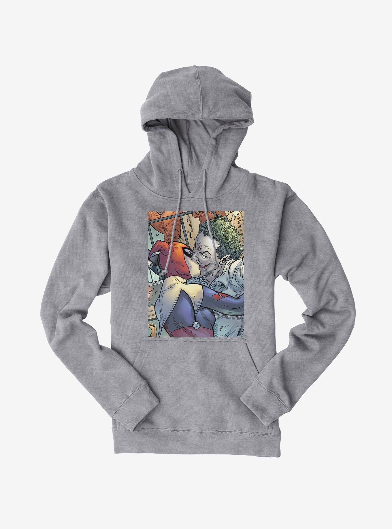 DC Comics Batman The Joker And Harley Quinn Kiss Hoodie | Hot Topic