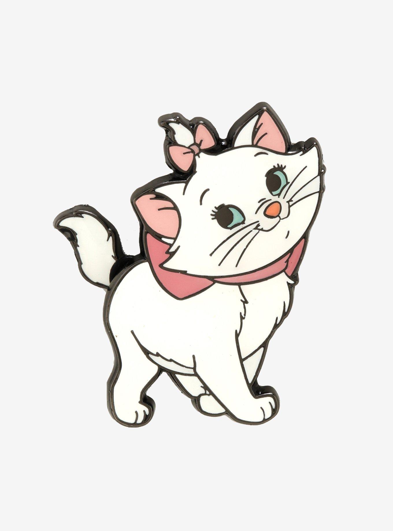 Loungefly Disney The Aristocats Marie Moving Tail Enamel Pin - BoxLunch Exclusive, , hi-res