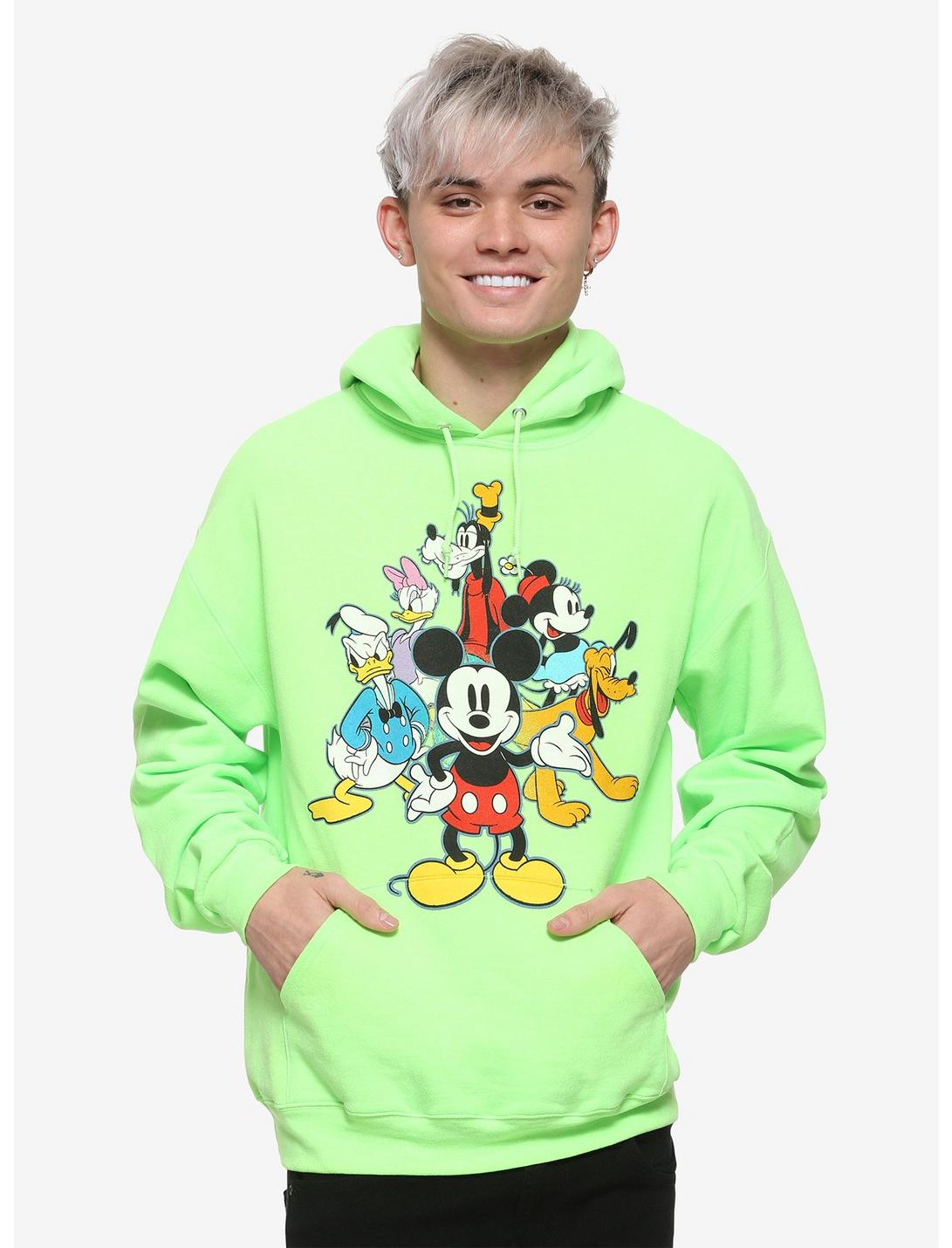 Disney Mickey Mouse Sensational Six Neon Hoodie, MULTI, hi-res