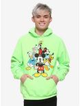Disney Mickey Mouse Sensational Six Neon Hoodie, MULTI, hi-res