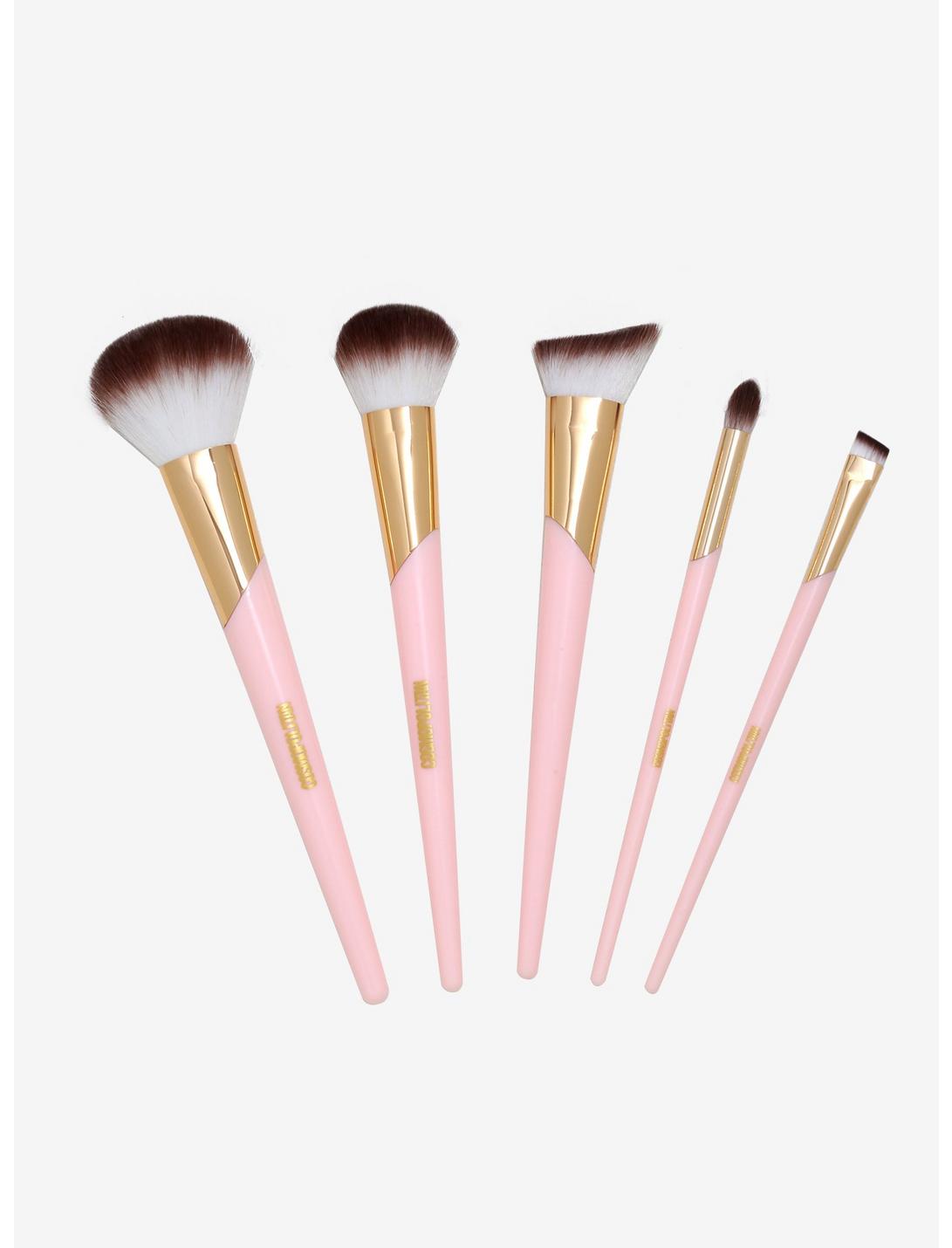 Cosmopolitan Pink & Gold Makeup Brush Set, , hi-res