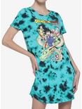 Dragon Ball Goku & Shenron Tie-Dye T-Shirt Dress, TIE DYE, hi-res