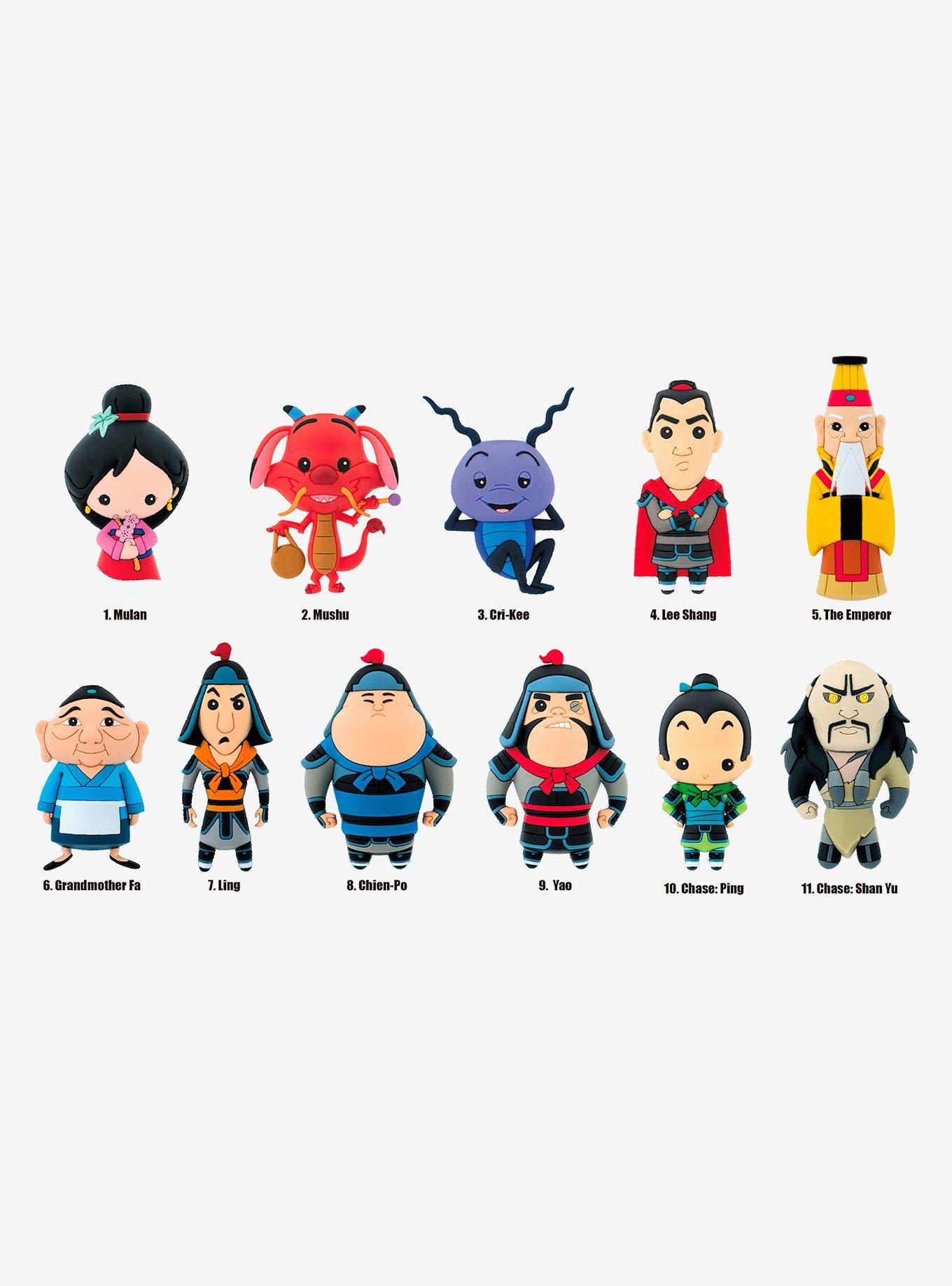 Disney Princess Mulan Classic Blind Bag Figural Keychain, , hi-res