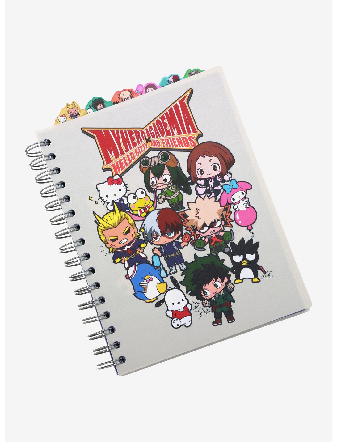 My Hero Academia X Hello Kitty And Friends Tabbed Journal, , hi-res