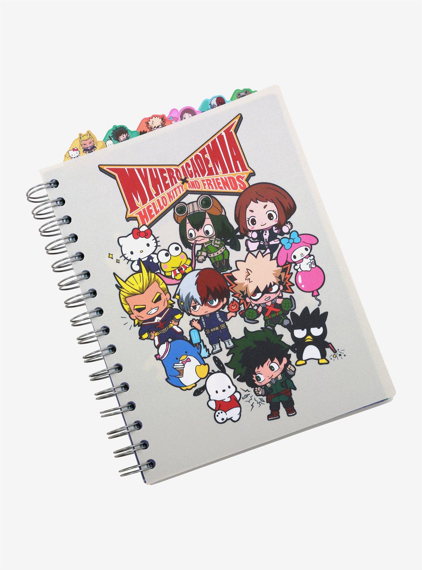 My Hero Academia X Hello Kitty And Friends Tabbed Journal, , hi-res