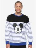 Plus Size Our Universe Disney Mickey Mouse Striped Sweatshirt Her Universe Exclusive, MULTI, hi-res