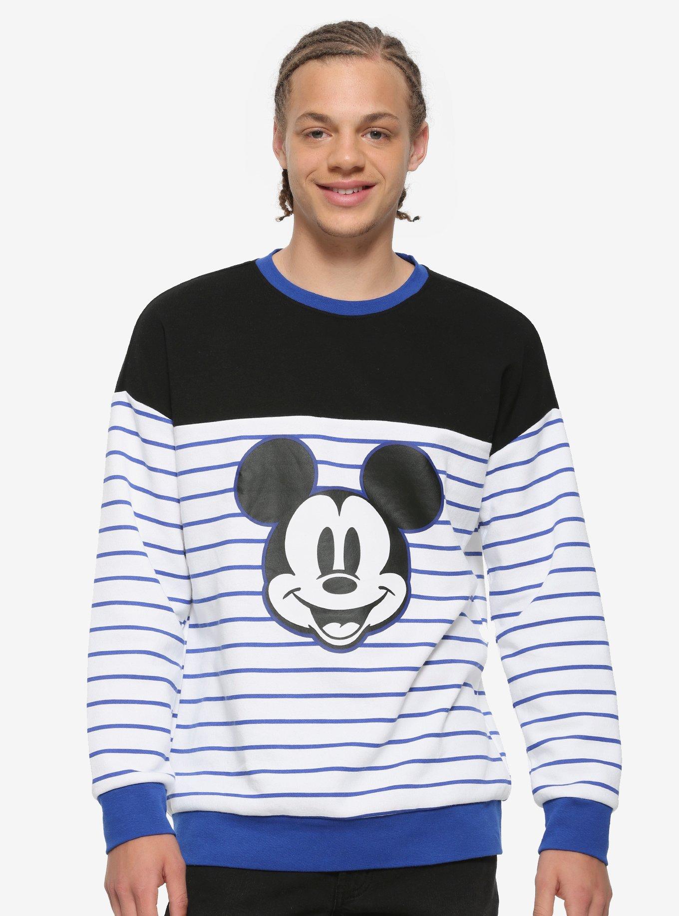 Our Universe Disney Mickey Mouse Striped Sweatshirt Her Universe ...
