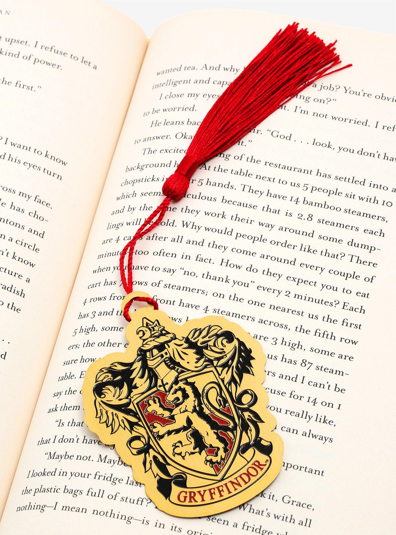Harry Potter Gryffindor Tassel Metal Bookmark - BoxLunch Exclusive, , hi-res