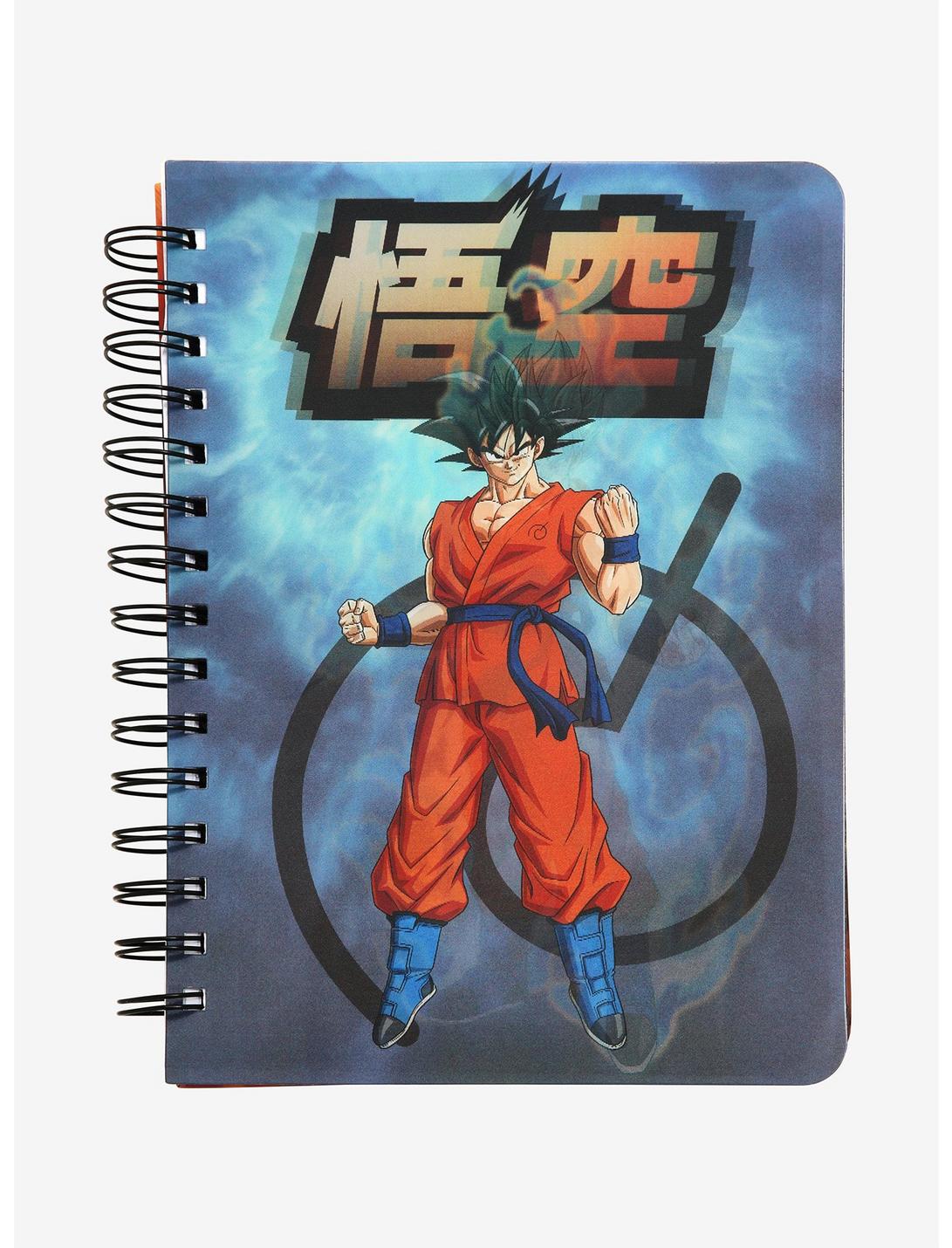 Dragon Ball Super Super Saiyan Blue Goku Lenticular Spiral Notebook - BoxLunch Exclusive, , hi-res