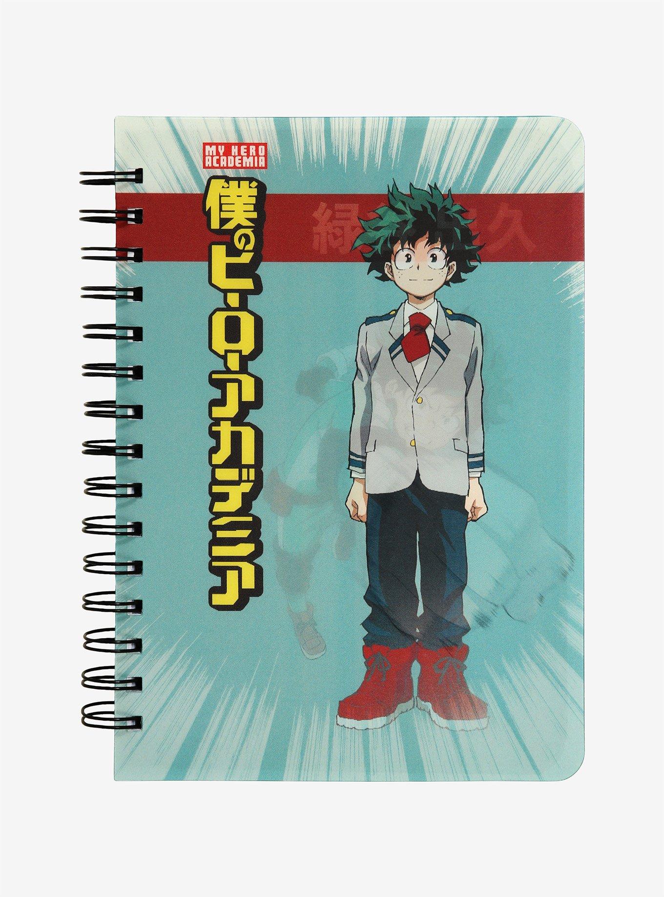 My Hero Academia Izuku Midoriya Lenticular Spiral Notebook - BoxLunch Exclusive, , hi-res