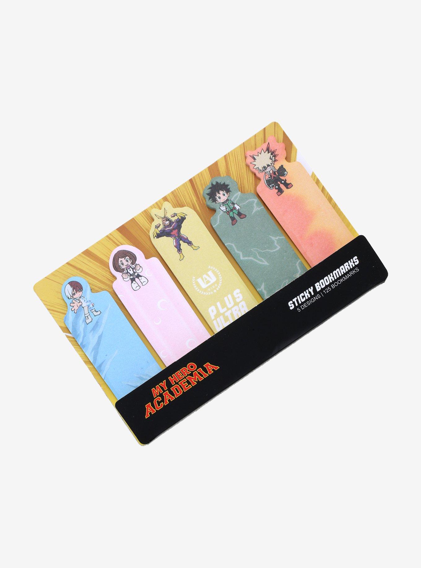 My Hero Academia Chibi Characters Sticky Bookmarks - BoxLunch Exclusive, , hi-res