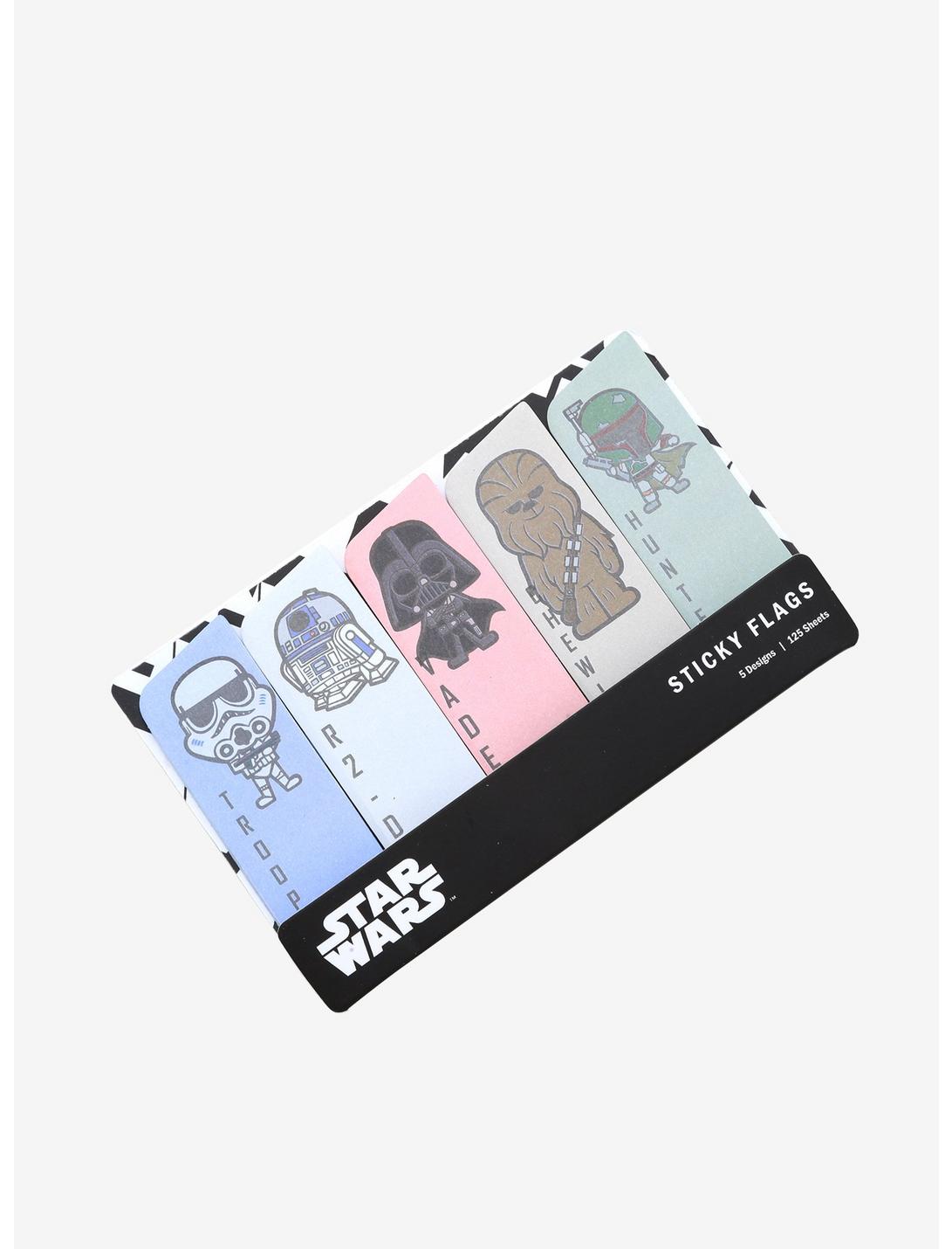 Star Wars Chibi Character Sticky Flags - BoxLunch Exclusive, , hi-res