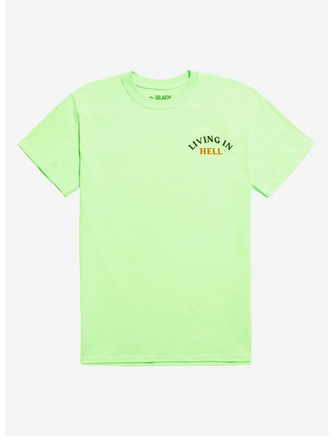 Hell Is Empty And All The Devils Are Here T-Shirt By Agu Luque, NEON GREEN, hi-res