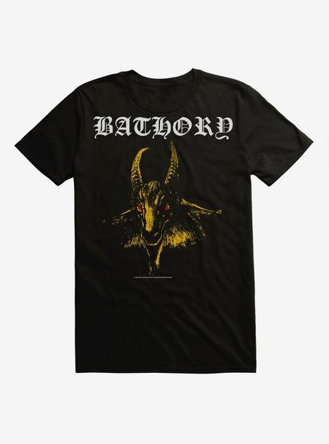 Extra Soft Bathory Goat Yellow T-Shirt - BLACK | Hot Topic