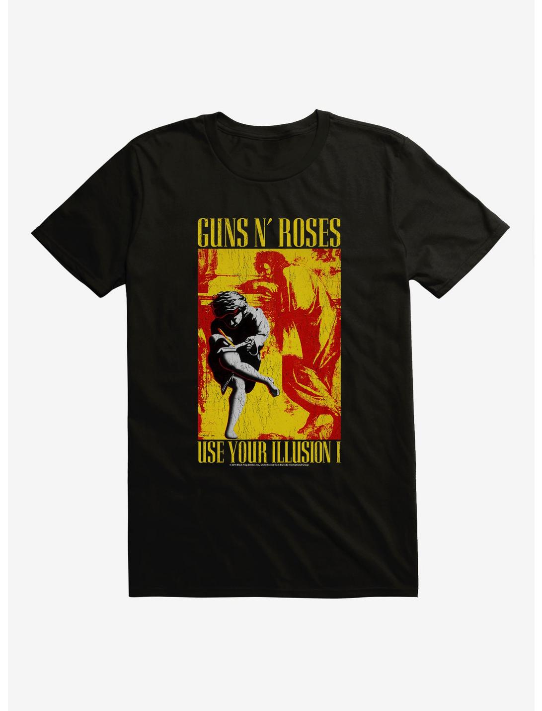 Extra Soft Guns N' Roses Use Your Illusion I T-Shirt, BLACK, hi-res