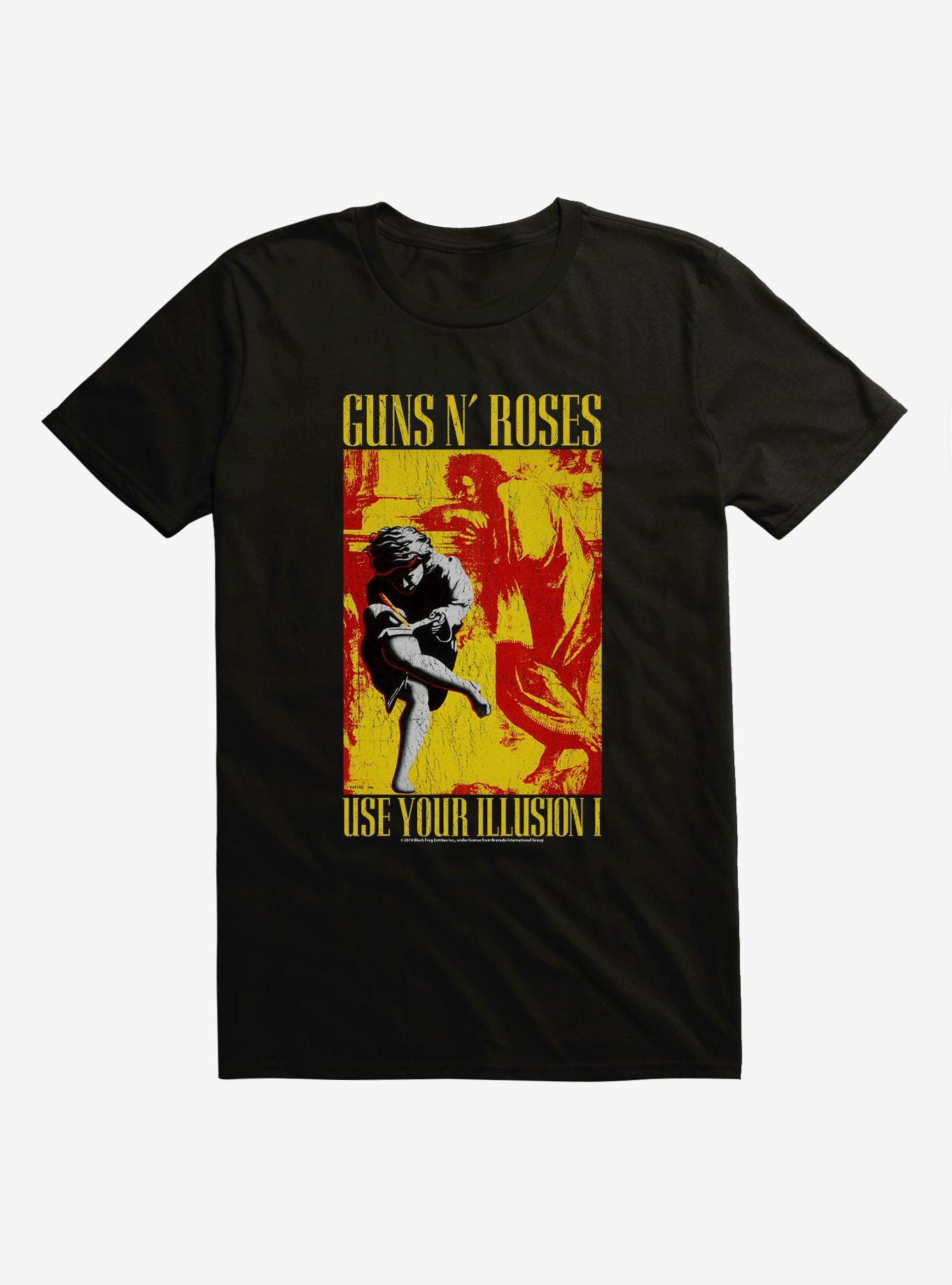 Extra Soft Guns N' Roses Use Your Illusion I T-Shirt, BLACK, hi-res