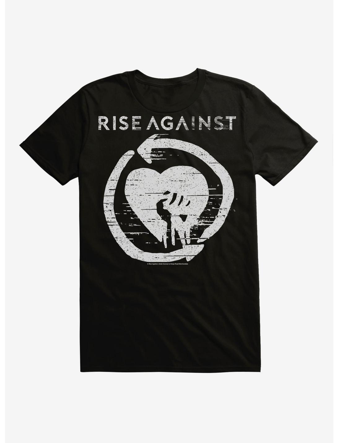Extra Soft Rise Against New Heart Fist T-Shirt, BLACK, hi-res