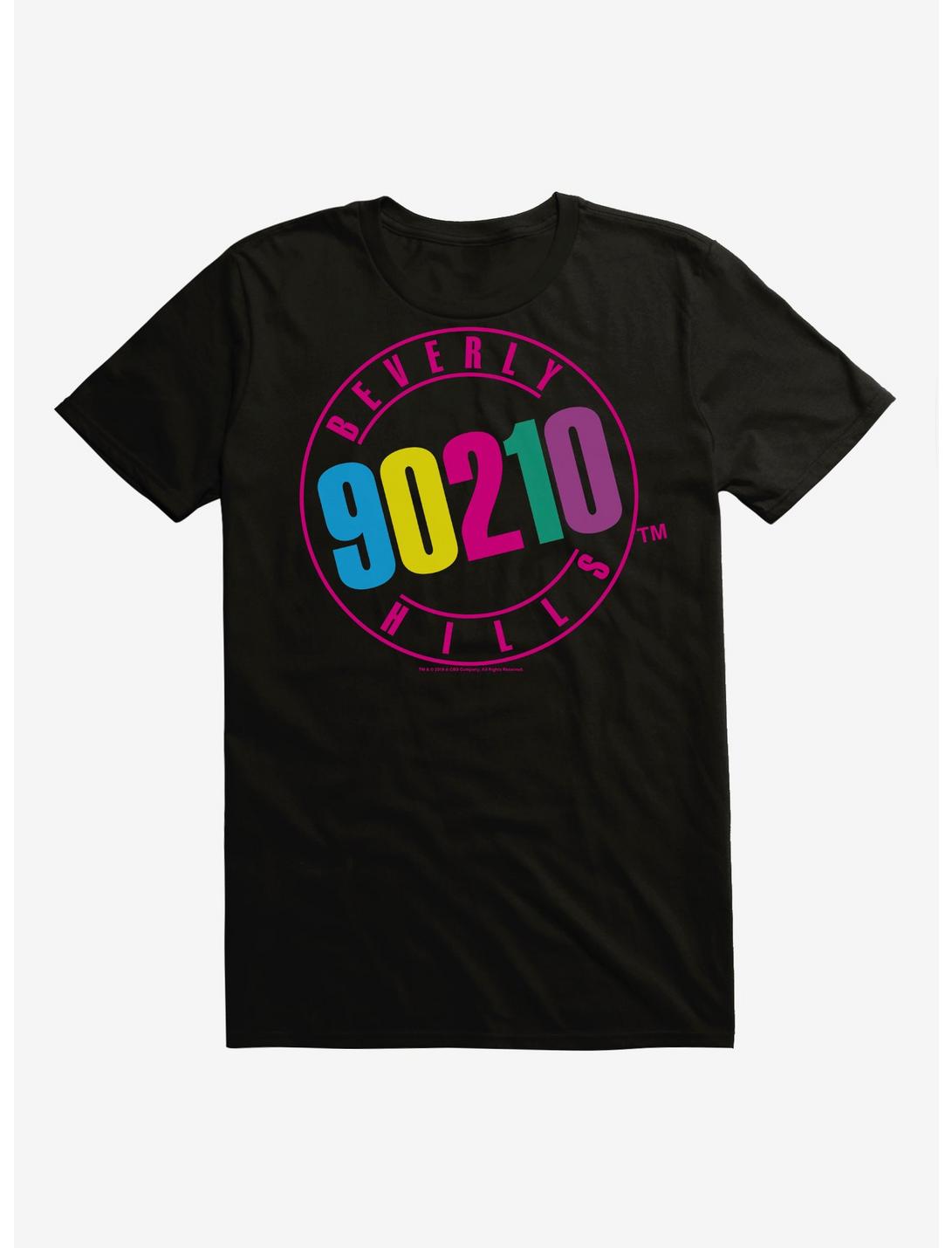 Extra Soft Beverly Hills 90210 Logo T-Shirt, BLACK, hi-res