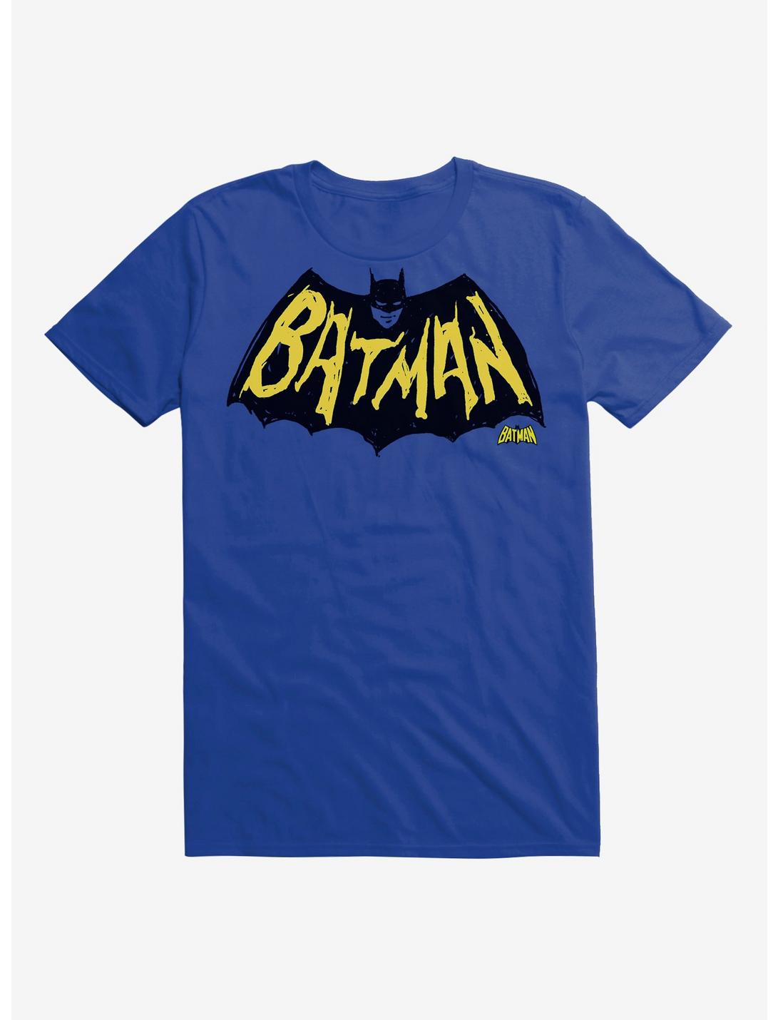 Extra Soft DC Comics Batman Logo Print T-Shirt, ROYAL BLUE, hi-res