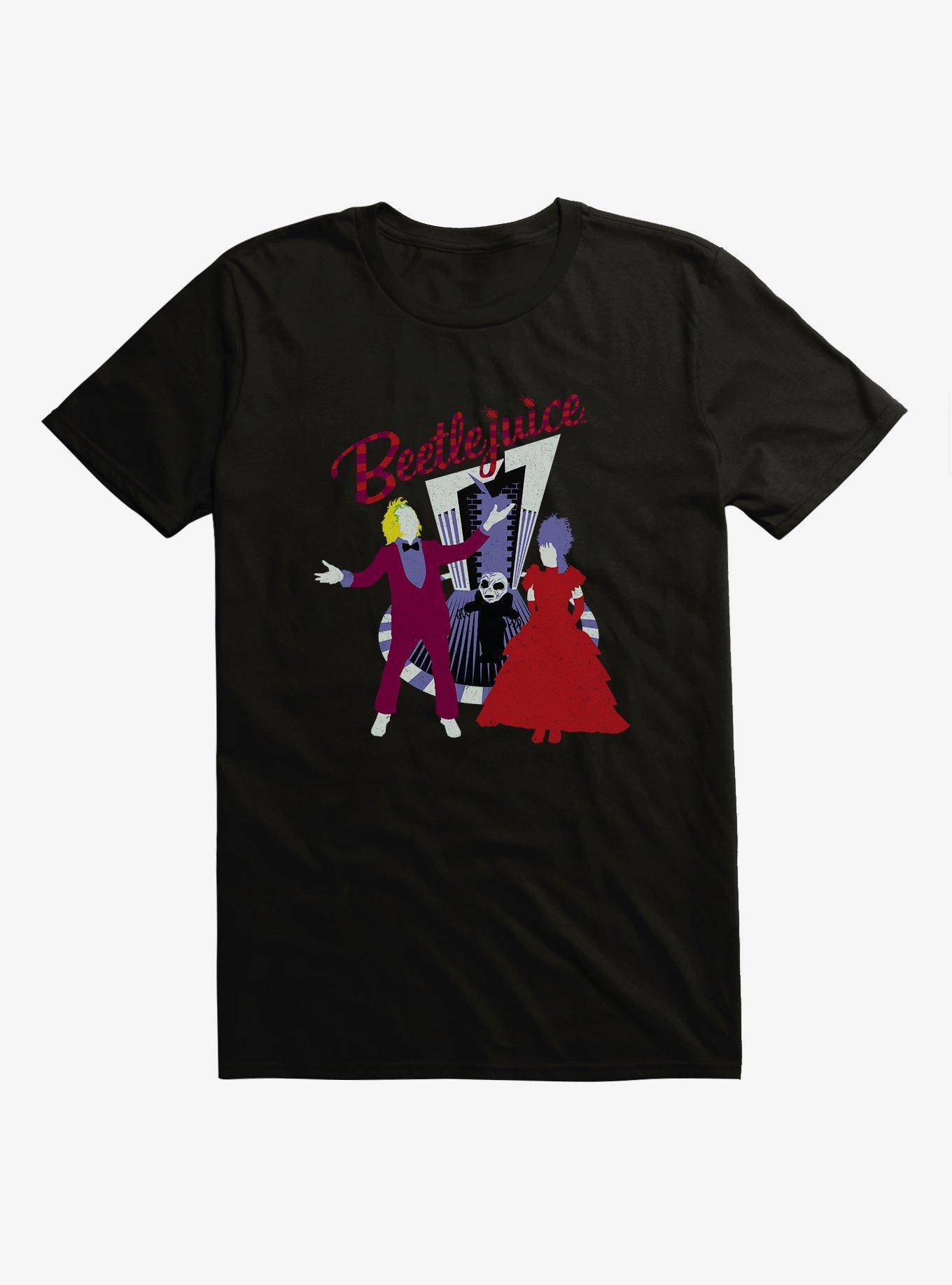 Beetlejuice Couple Extra Soft T-Shirt, BLACK, hi-res