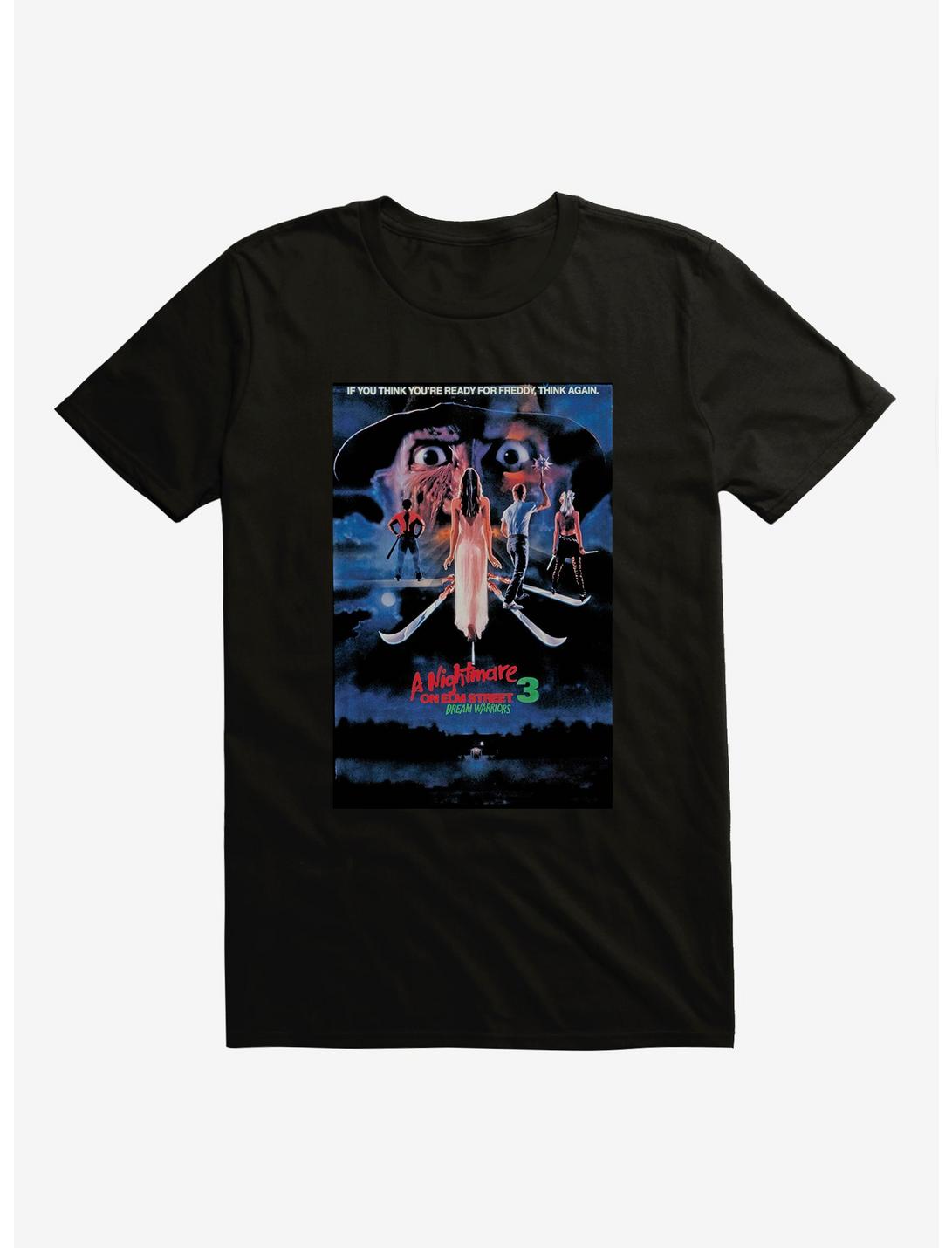 A Nightmare On Elm Street 3: Dream Warriors Poster Extra Soft T-Shirt, BLACK, hi-res