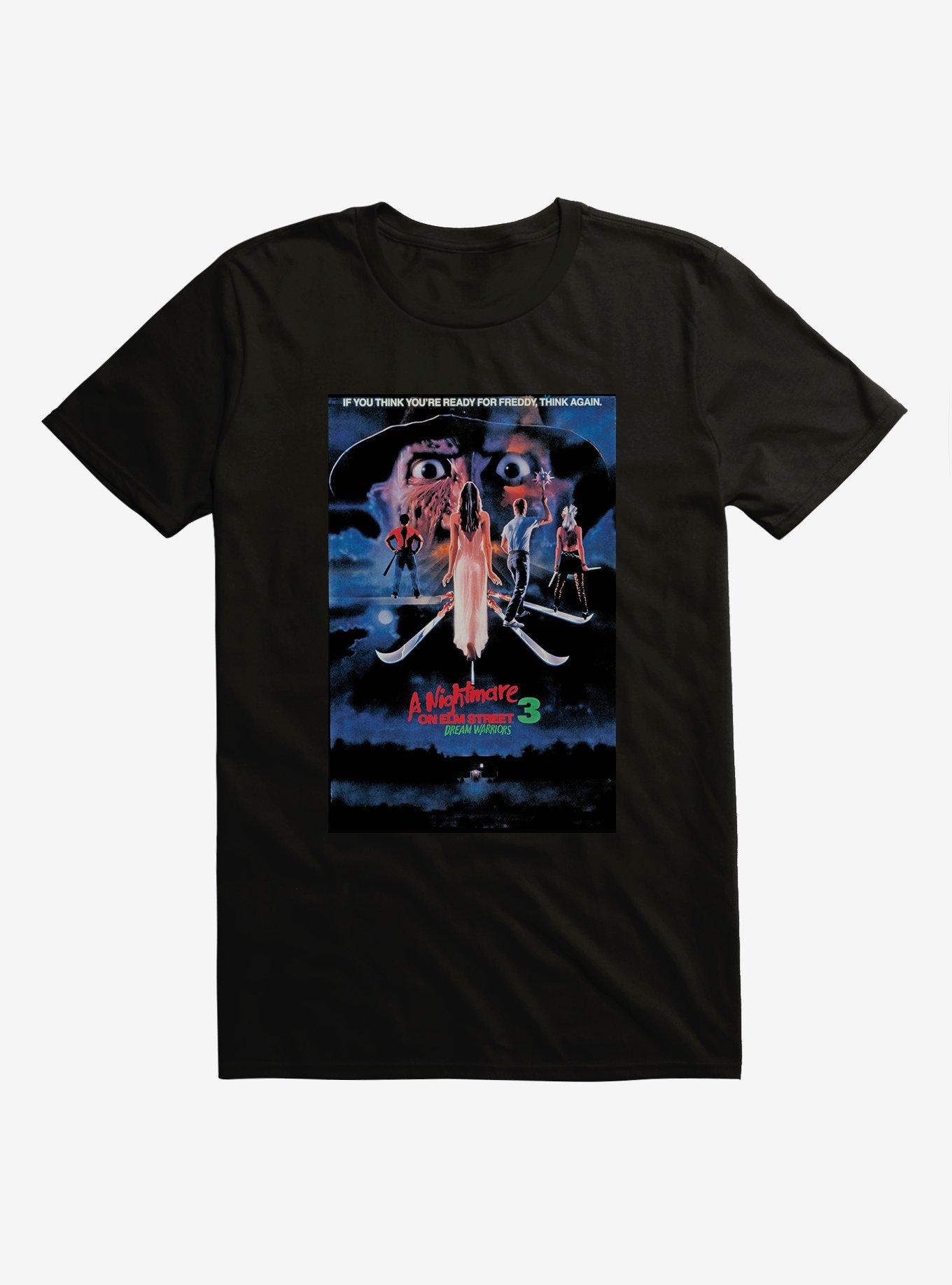 A Nightmare On Elm Street 3: Dream Warriors Poster Extra Soft T-Shirt, BLACK, hi-res