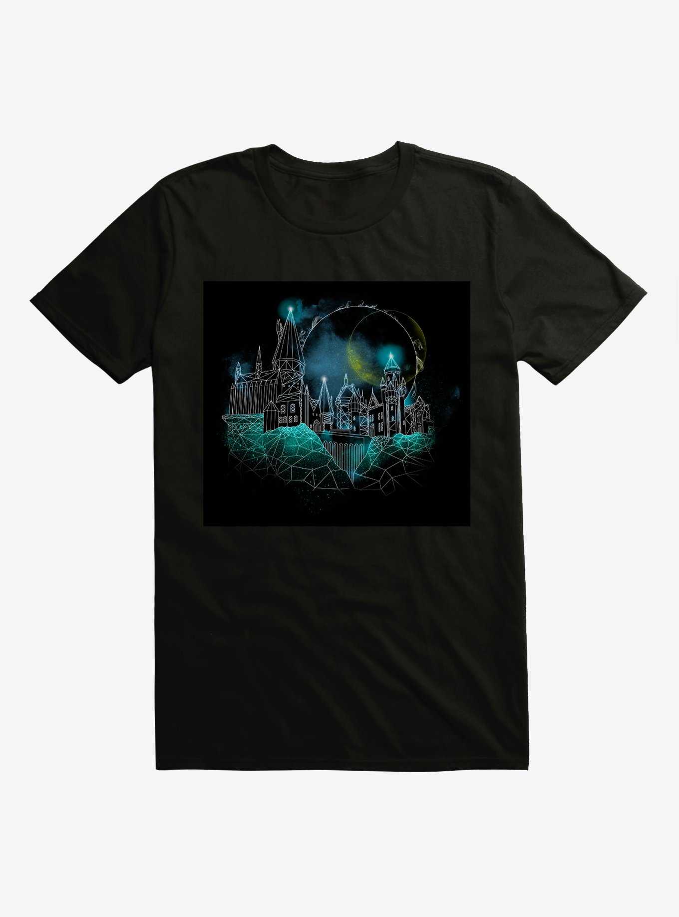 Harry Potter Hogwarts Castle Outline Extra Soft T-Shirt, , hi-res