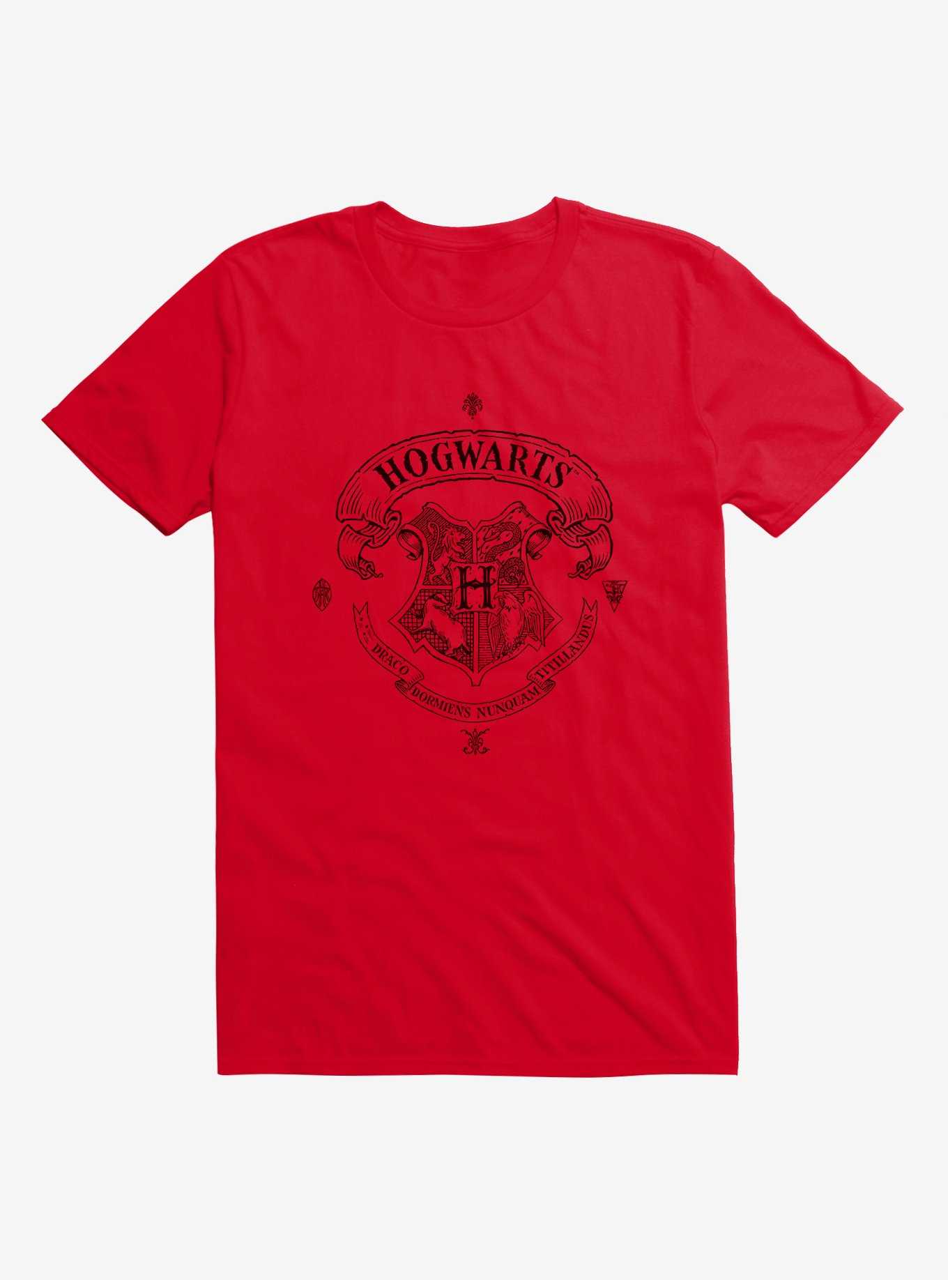 Extra Soft Harry Potter Hogwarts Logo Banner T-Shirt, , hi-res