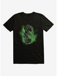 Harry Potter Slytherin Outline Logo Extra Soft T-Shirt, BLACK, hi-res