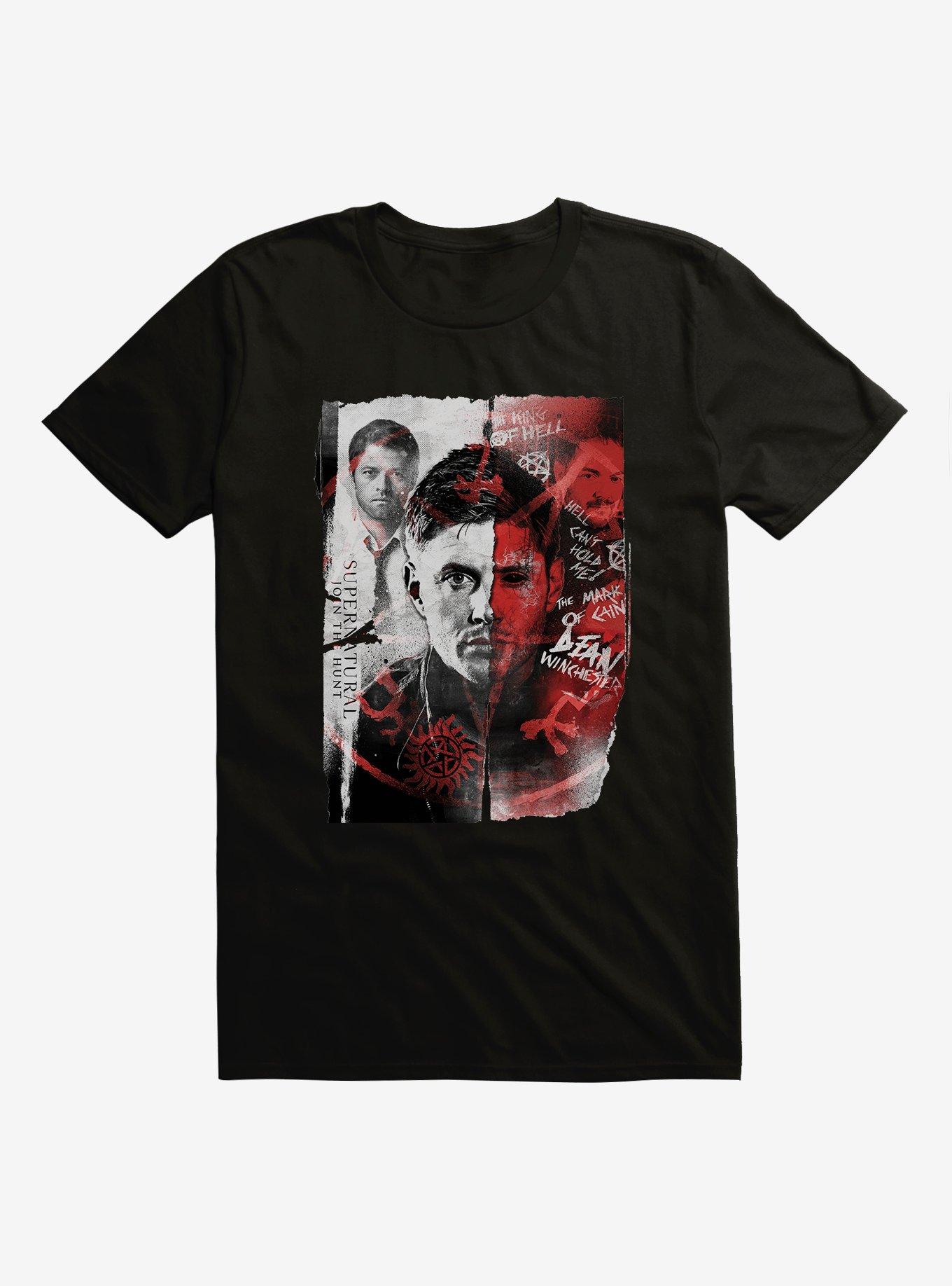 Extra Soft Supernatural Dean Good vs. Evil T-Shirt, BLACK, hi-res