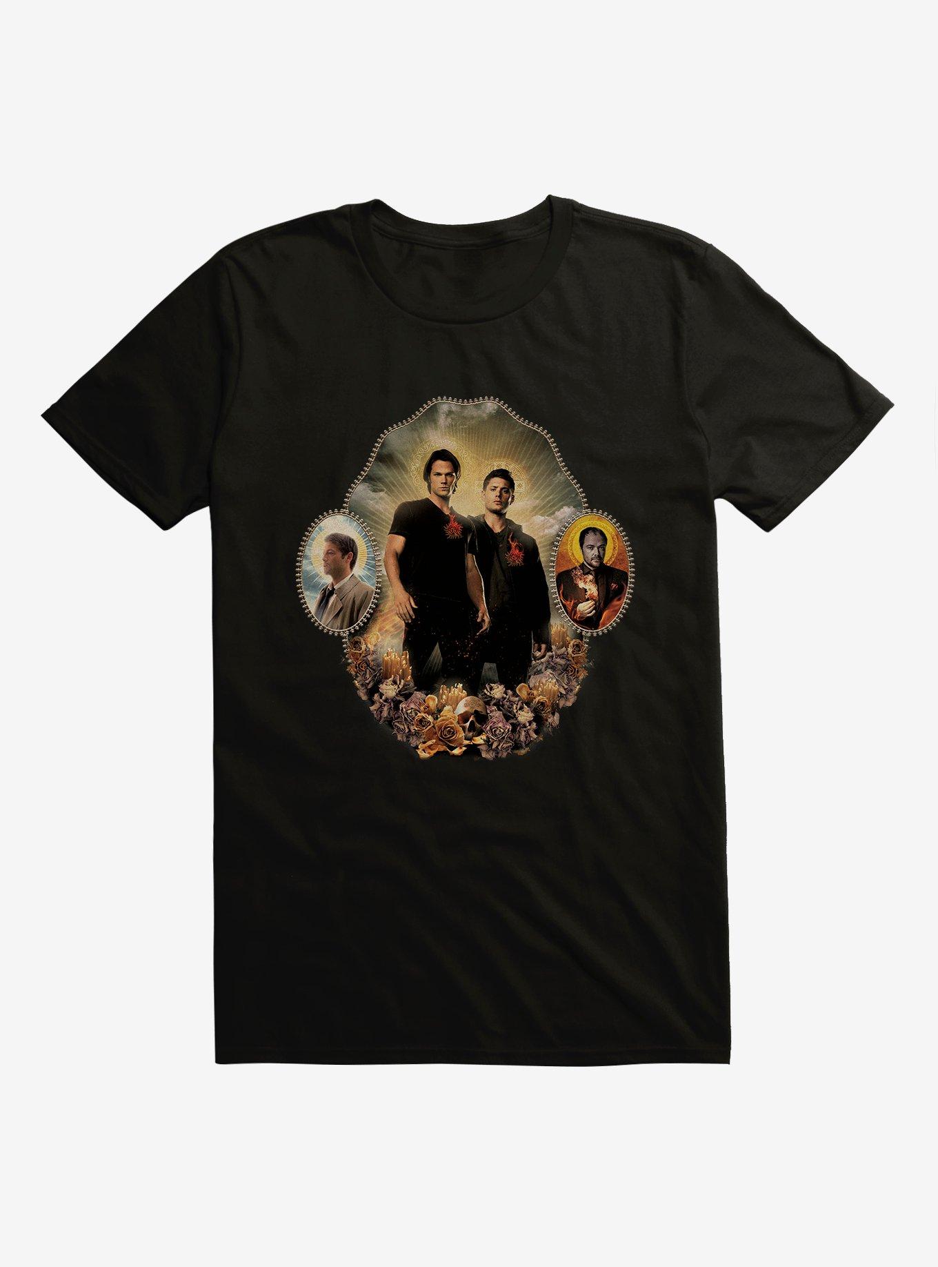 Extra Soft Supernatural Halos T-Shirt, BLACK, hi-res