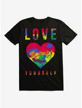 Extra Soft Love Yourself Pride T-Shirt, BLACK, hi-res