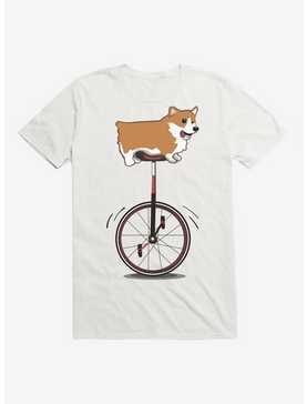 Extra Soft Unicycle Corgi T-Shirt, , hi-res