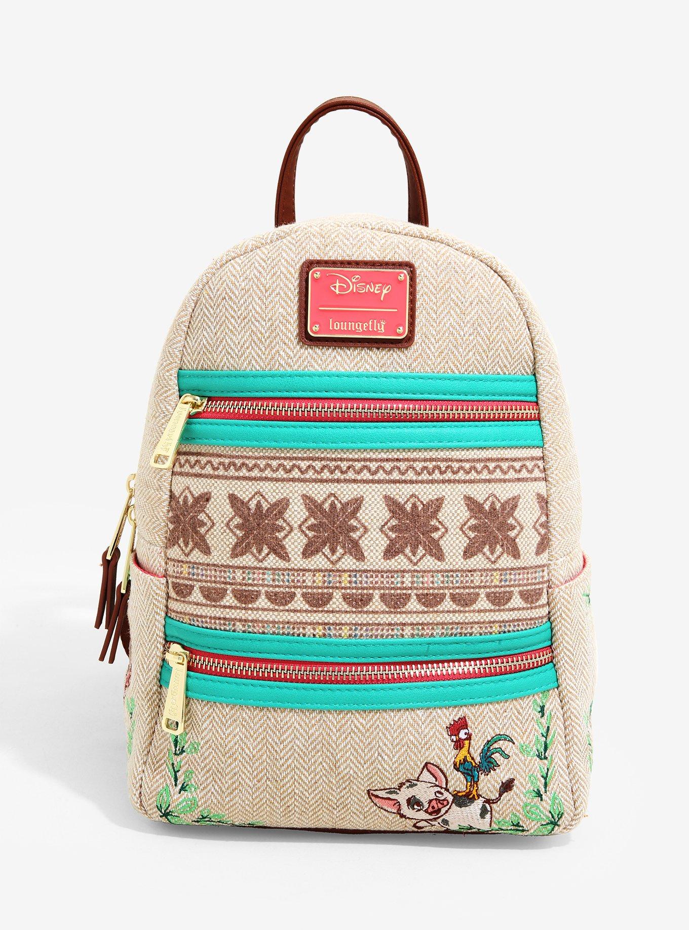 Loungefly x Disney Moana Maui Tattoo Print Mini Backpack