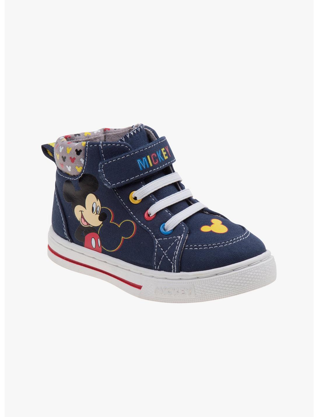 Disney Mickey Mouse Hi-Top Toddler Sneakers, BLUE  NAVY, hi-res