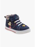 Disney Mickey Mouse Hi-Top Toddler Sneakers, BLUE  NAVY, hi-res