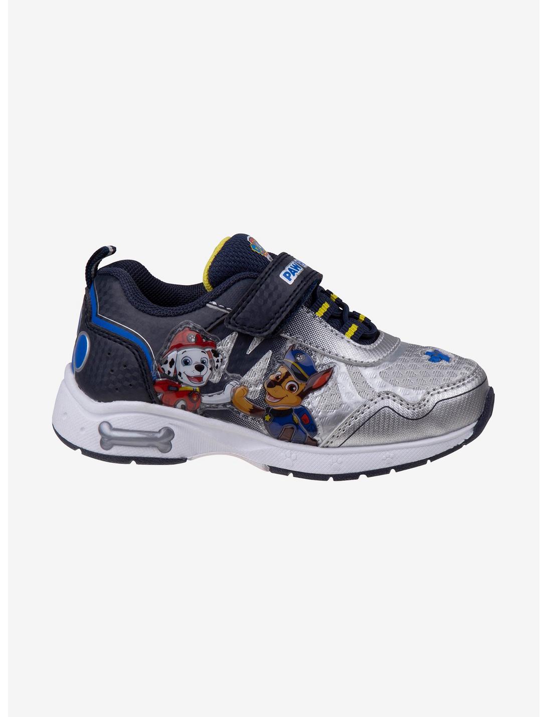 Paw Patrol Boys Blue and Silver Toddler Sneakers, BLUE  NAVY, hi-res